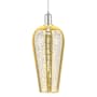 Innovations Lighting Chelsea 8" Wide Mini Pendant with Ribbed Mercury Glass Shade Polished Nickel