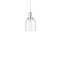Innovations Lighting Bella 6" Wide Mini Pendant Polished Nickel / Clear