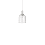 Innovations Lighting Bella 6" Wide Mini Pendant Polished Nickel / Seedy