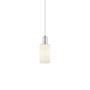 Innovations Lighting Clymer 5" Wide Mini Pendant Polished Nickel / Matte White