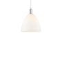 Innovations Lighting Bristol 12" Wide Pendant Polished Nickel / Matte White