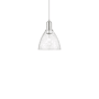 Innovations Lighting Bristol 8" Wide Mini Pendant Polished Nickel / Seedy