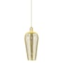 Innovations Lighting Chelsea 8" Wide Mini Pendant Satin Gold / Mercury Deco Swirl