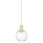 Innovations Lighting Preston 7" Wide Mini Pendant Satin Gold / Clear