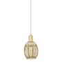Innovations Lighting Preston 6" Wide Mini Pendant Satin Gold / Mercury