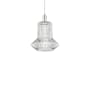 Innovations Lighting Springwater 12" Wide Pendant Brushed Satin Nickel / Clear Fluted