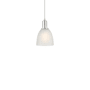 Innovations Lighting Castile 6" Wide Mini Pendant Brushed Satin Nickel / White