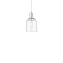 Innovations Lighting Bella 6" Wide Mini Pendant Brushed Satin Nickel / Clear