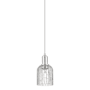 Innovations Lighting Bridal Veil 5" Wide Mini Pendant Brushed Satin Nickel / Clear