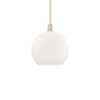 Innovations Lighting Athens 14" Wide Pendant Antique Brass / Matte White