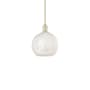 Innovations Lighting White Mouchette 10" Wide Mini Pendant Antique Brass / White Mouchette