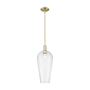 Innovations Lighting Chelsea 8" Wide Mini Pendant Antique Brass / Seedy Deco Swirl