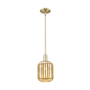 Innovations Lighting Preston 7" Wide Mini Pendant Antique Brass / Mercury