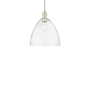 Innovations Lighting Bristol 12" Wide Pendant Antique Brass / Clear