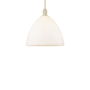 Innovations Lighting Bristol 16" Wide Pendant Antique Brass / Matte White