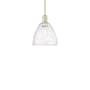 Innovations Lighting Bristol 9" Wide Mini Pendant Antique Brass / Seedy