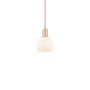 Innovations Lighting Athens 6" Wide Mini Pendant Antique Copper / Matte White