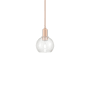 Innovations Lighting Athens 6" Wide Mini Pendant Antique Copper / Seedy