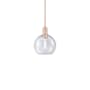 Innovations Lighting Athens 8" Wide Mini Pendant Antique Copper / Seedy