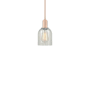 Innovations Lighting Caledonia 5" Wide Mini Pendant Antique Copper / Mouchette