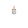 Innovations Lighting Caledonia 5" Wide Mini Pendant Antique Copper / Charcoal