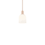 Innovations Lighting Bella 6" Wide Mini Pendant Antique Copper / White