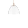Innovations Lighting Bristol 16" Wide Pendant Antique Copper / Clear