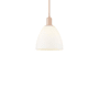 Innovations Lighting Bristol 9" Wide Mini Pendant Antique Copper / Matte White