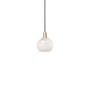 Innovations Lighting White Mouchette 8" Wide Mini Pendant Black Antique Brass / White Mouchette