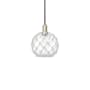 Innovations Lighting Farmhouse Rope 10" Wide Mini Pendant Black Antique Brass / Clear Glass with White Rope