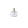 Innovations Lighting Athens 8" Wide Mini Pendant Black Antique Brass / Seedy