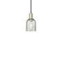 Innovations Lighting Caledonia 5" Wide Mini Pendant Black Antique Brass / Mica