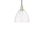 Innovations Lighting Bristol 12" Wide Pendant Black Antique Brass / Clear