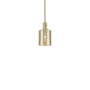 Innovations Lighting Cobbleskill 5" Wide Mini Pendant Brushed Brass / Mercury