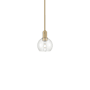 Innovations Lighting Athens 6" Wide Mini Pendant Brushed Brass / Clear