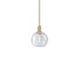 Innovations Lighting Athens 8" Wide Mini Pendant Brushed Brass / Seedy