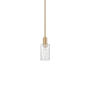 Innovations Lighting Clymer 5" Wide Mini Pendant Brushed Brass / Seedy