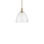 Innovations Lighting Bristol 12" Wide Pendant Brushed Brass / Seedy