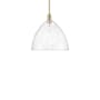 Innovations Lighting Bristol 16" Wide Pendant Brushed Brass / Seedy