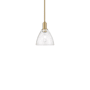 Innovations Lighting Bristol 8" Wide Mini Pendant Brushed Brass / Seedy