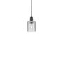 Innovations Lighting Cobbleskill 5" Wide Mini Pendant Matte Black / Clear