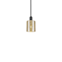 Innovations Lighting Cobbleskill 5" Wide Mini Pendant Matte Black / Mercury