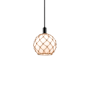 Innovations Lighting Farmhouse Rope 10" Wide Mini Pendant Matte Black / White Glass with Brown Rope