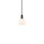 Innovations Lighting Athens 6" Wide Mini Pendant Matte Black / Matte White