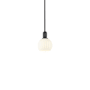 Innovations Lighting White Venetian 6" Wide Mini Pendant Matte Black / White Venetian