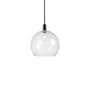 Innovations Lighting Athens 14" Wide Pendant Matte Black / Seedy