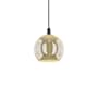 Innovations Lighting Athens 14" Wide Pendant Matte Black / Mercury