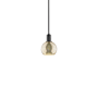 Innovations Lighting Athens 6" Wide Mini Pendant Matte Black / Mercury