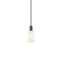 Innovations Lighting Clymer 5" Wide Mini Pendant Matte Black / Matte White