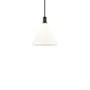 Innovations Lighting Berkshire Glass 12" Wide Pendant Matte Black / Matte White